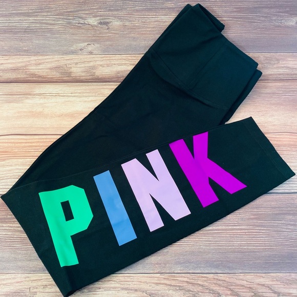 VS PINK High Waist Full Length Cotton Leggings XL - Picture 6 of 10